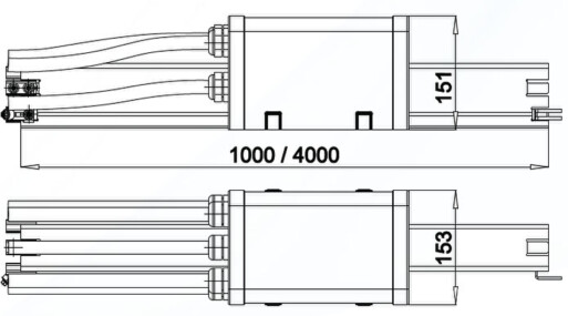 Линейная токопроводная коробка 125А,160А,200А  UNILIFT-UCR 23
