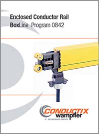 Закрытый троллейный шинопровод Conductix Wampfler серии BoxLine Program 0842 eng