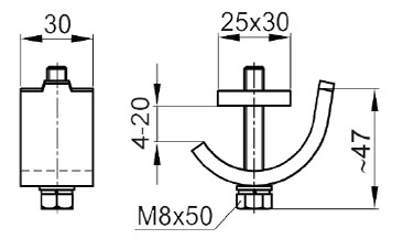 Поддерживающие скобы LK-C11 UNILIFT-UCR 31