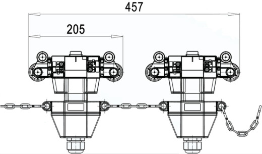 Двойной токосъемник UNILIFT-UCR 36