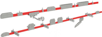 Двутавровая линия Giovenzana 50 кг/Монотроллейный шинопровод EAE серии E-line URC-С (250-400А)м
