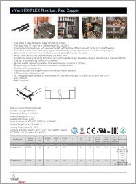 Шины гибкие медные с изоляцией nVent ERIFLEX Flexibar RED-COPPER