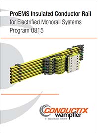 Conductix Однополюсный изолированный шинопровод Single FlexLine 0815 Каталог 2018 eng