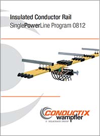 Conductix Однополюсный изолированный шинопровод SinglePowerLine 0812 eng