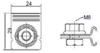 Концевые питающие клеммы RC-EC110<br />