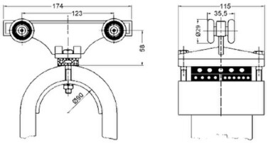 Кабельная тележка KVK300<br />