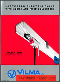 Открытый короб с жилами в горизонтальном ленточном кабеле Vilma Multi-conductor bar system type CP
