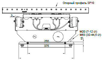 Опорный кронштейн PCT10-MB125 Опорный кронштейн PCT10-MB125