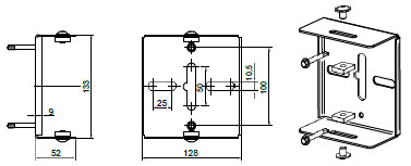 Кронштейн опорный SP4-MB/SDS Кронштейн опорный SP4-MB/SDS