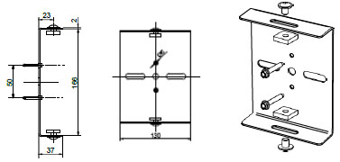 Кронштейн опорный SP7-MB/SDS Кронштейн опорный SP7-MB/SDS